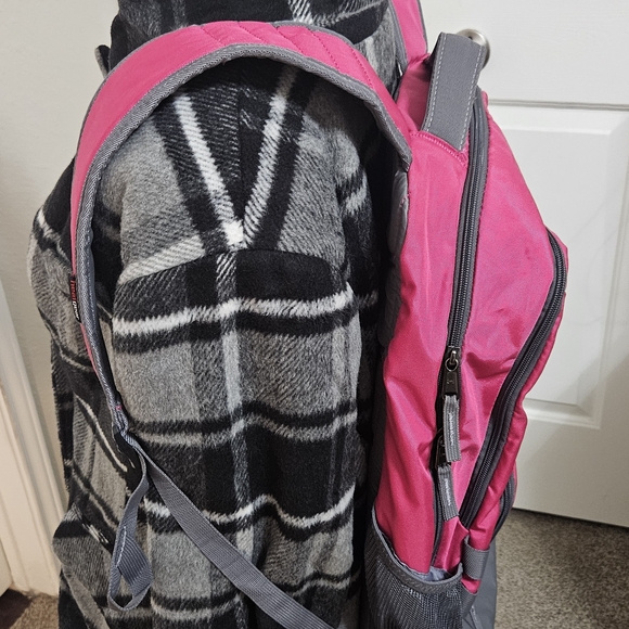 Under Armour Pink and Gray Men's Backpack - Picture 8 of 9